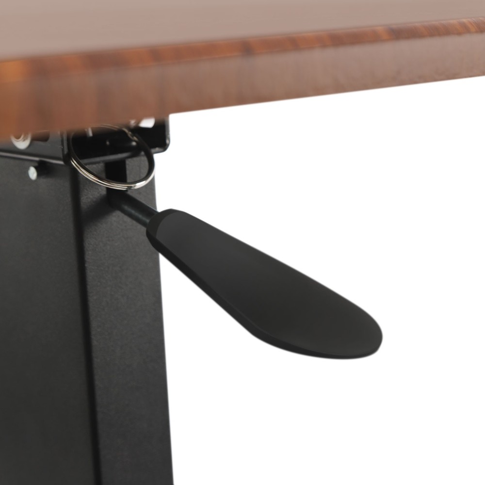 Adjustable Height Side Table Walnut Color Mobile Bedside Table dinner tray table