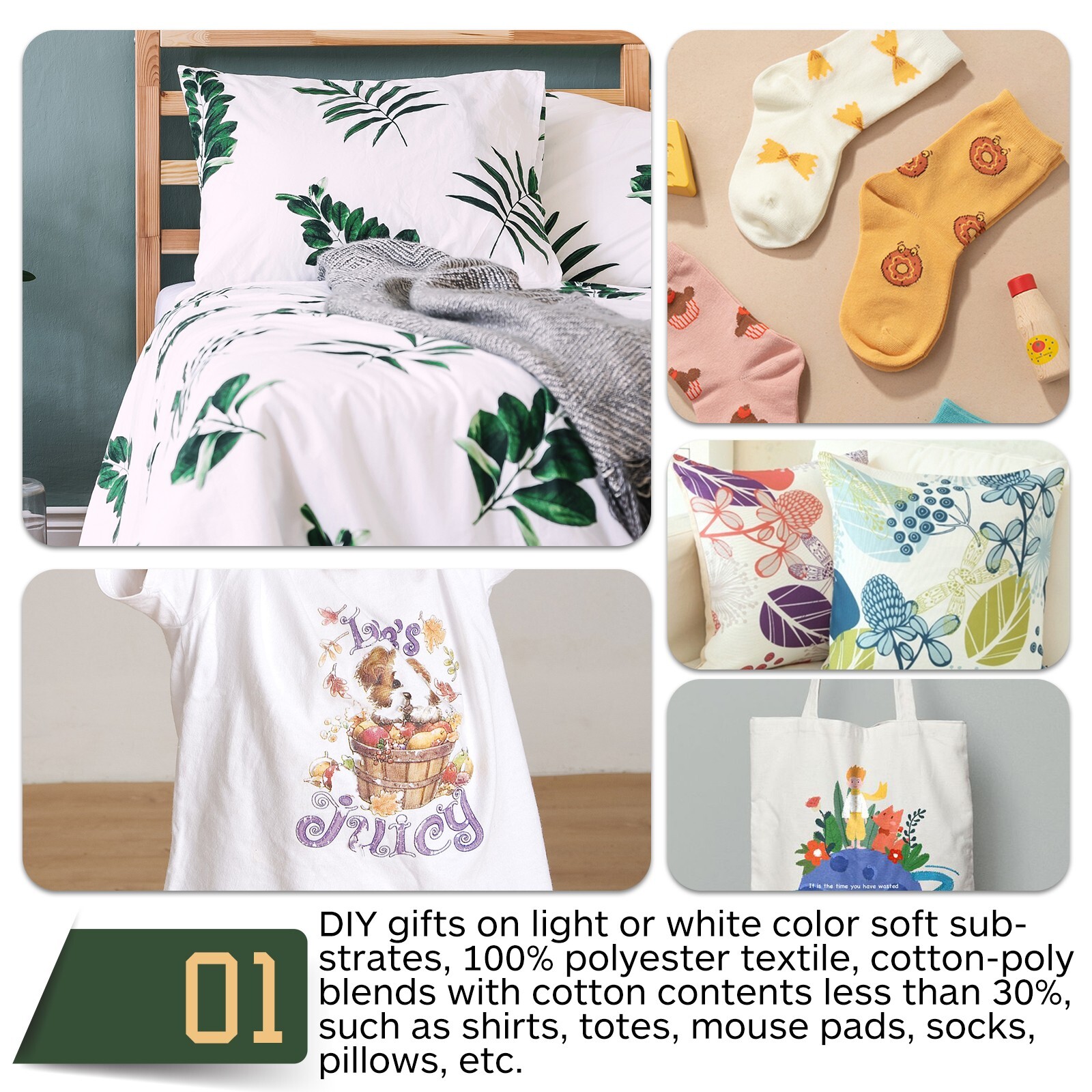 1100 Sheets Wholesale A-SUB Sublimation Paper 13x19 125g Heat Transfer Inkjet