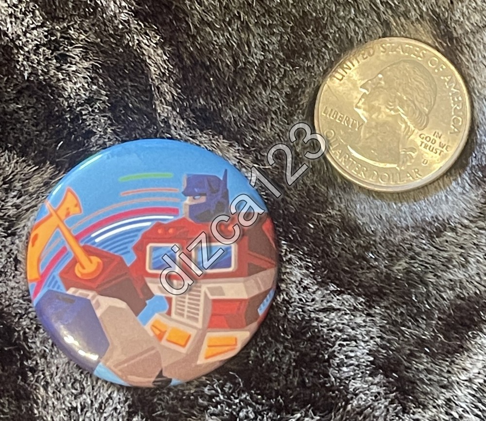 SDCC 2024 Hasbro Pulse 1” Button Transformers Optimus Prime