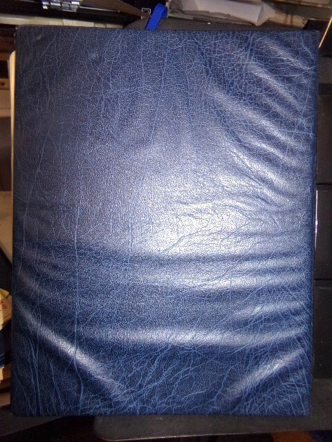 Padded Blue PRINZ 3 ring Binder Nice Condition