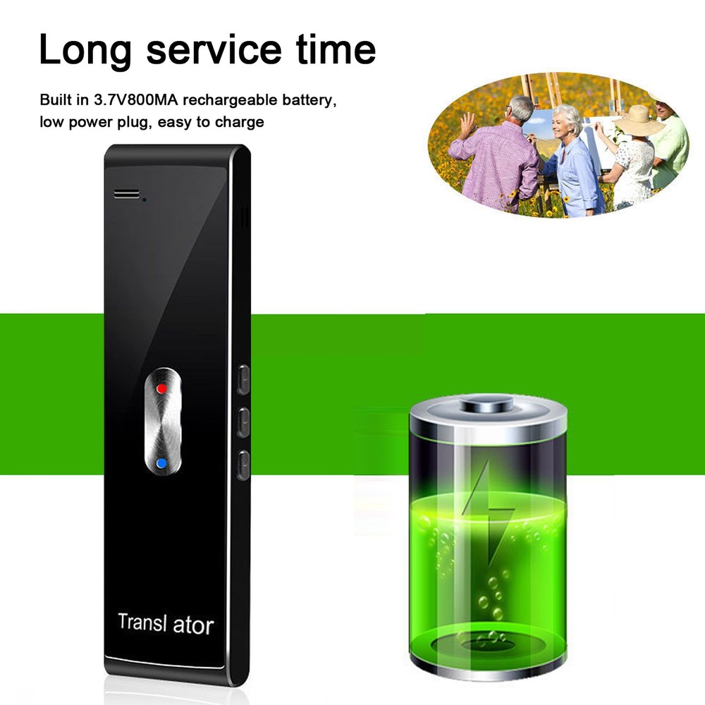 Language Translator Device Supports Multi Languages Real Time Bluetooth Con PFKZ