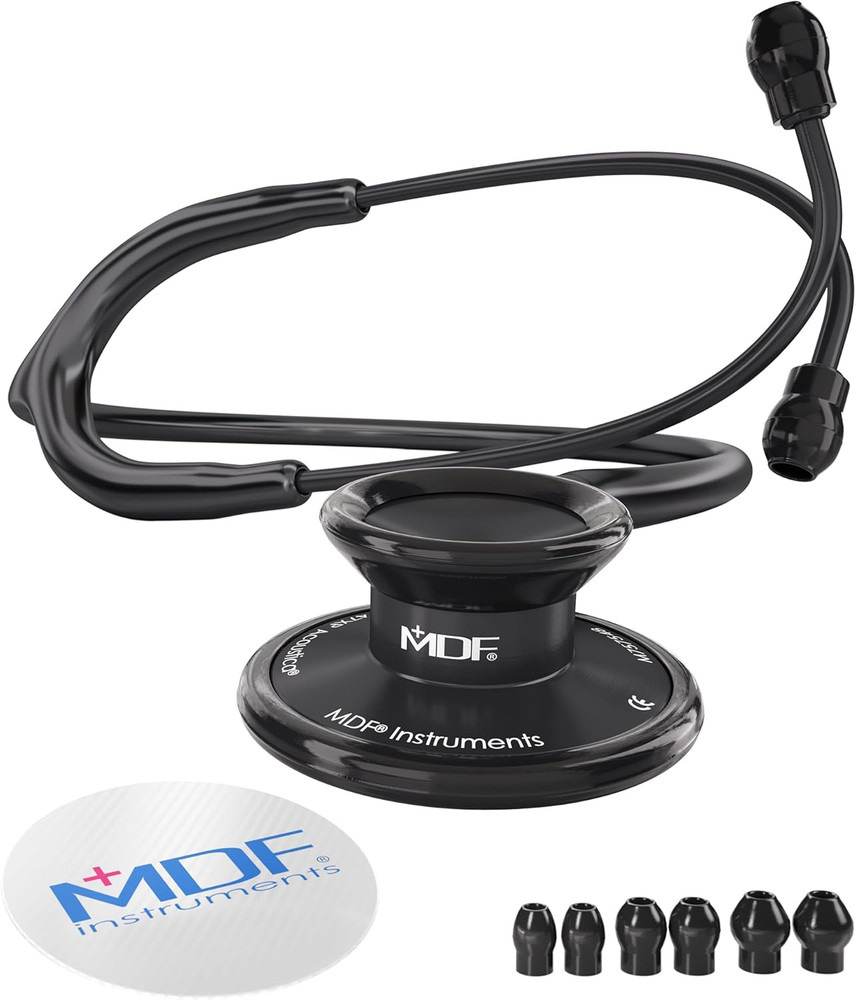 MDF Instruments, Acoustica Lightweight Stethoscope for Doctors, Nurses, Students