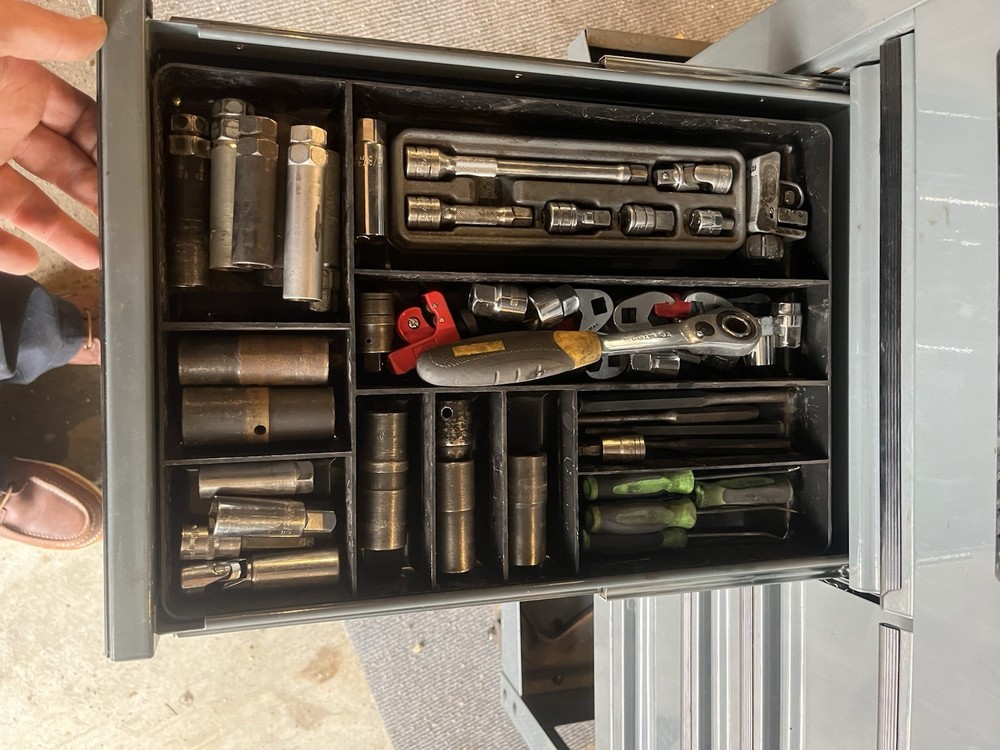 Snap On Tool Box And Us General Roll Cart