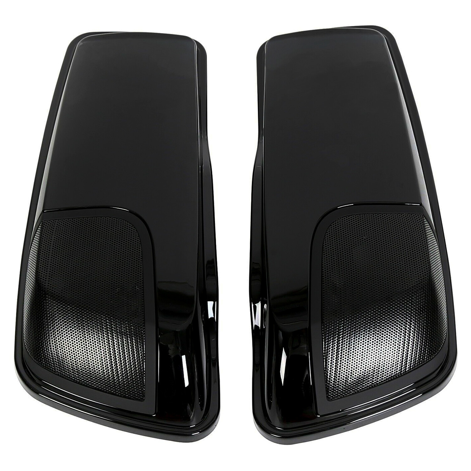 Saddlebag Lids Speaker 5x7 Cutouts For Harley Touring Road King Glide 2014-2024
