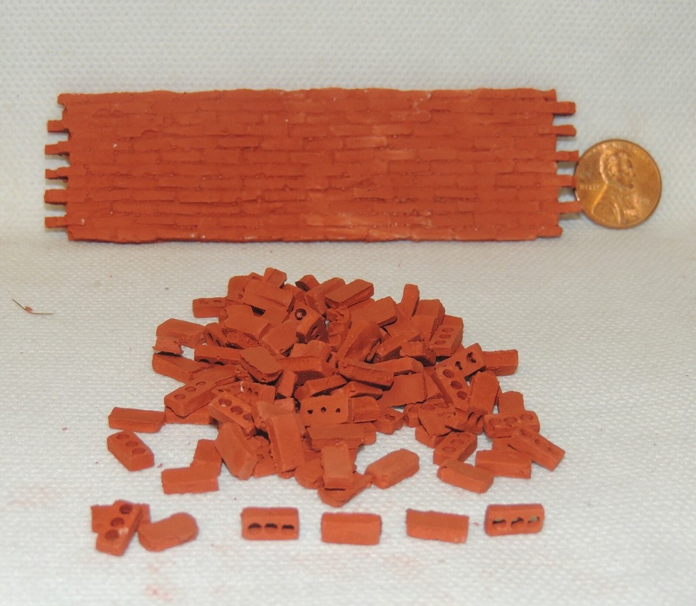 175 RED BRICKS 1:35 SCALE DIORAMA MINIATURE NEW !