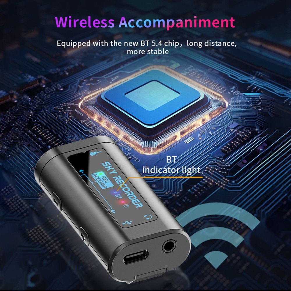 Audio Interface Portable Mini Recording Sound Card BT Accompaniment DTXB