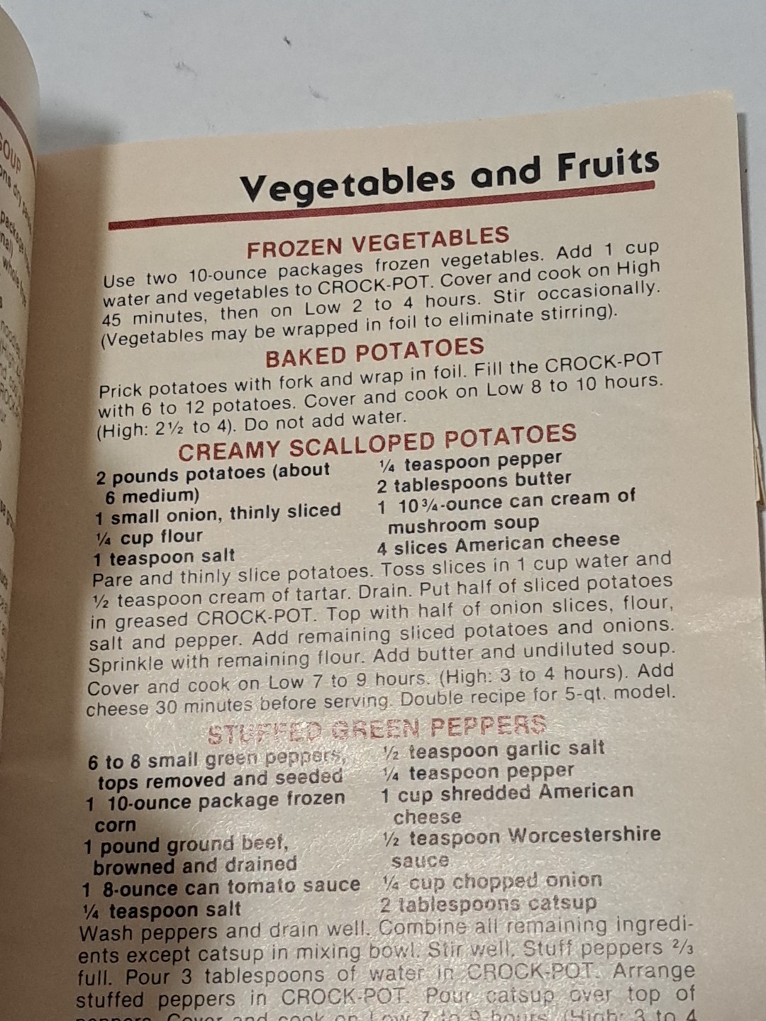 Vtg Rival Crock-Pot Stoneware Slow Cooker Instruction Manual & Recipes #3150