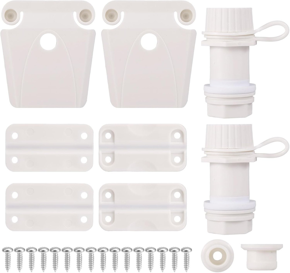 26pcs Cooler Hinge and Latch Kit Compatible with Igloo, Cooler Replacement Pa...