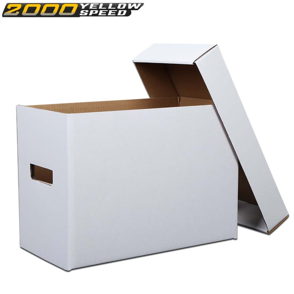 3Pcs Comic Books Storage Boxes Short Holds 150-175 Stackable Durable Archive