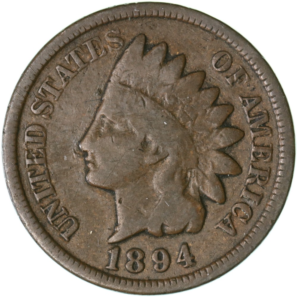 1894 (P) Indian Head Cent Good Penny GD