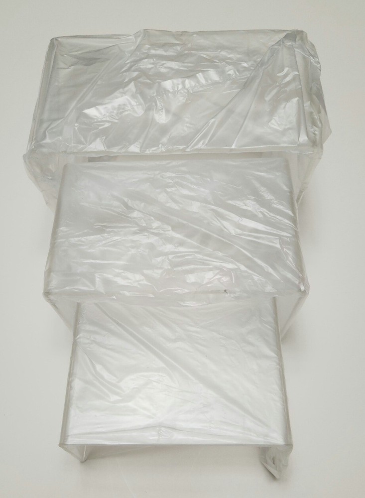 1 Case - 10 Sets - Agaci Clear Display Risers - 3 Per Set - Nesting Risers.