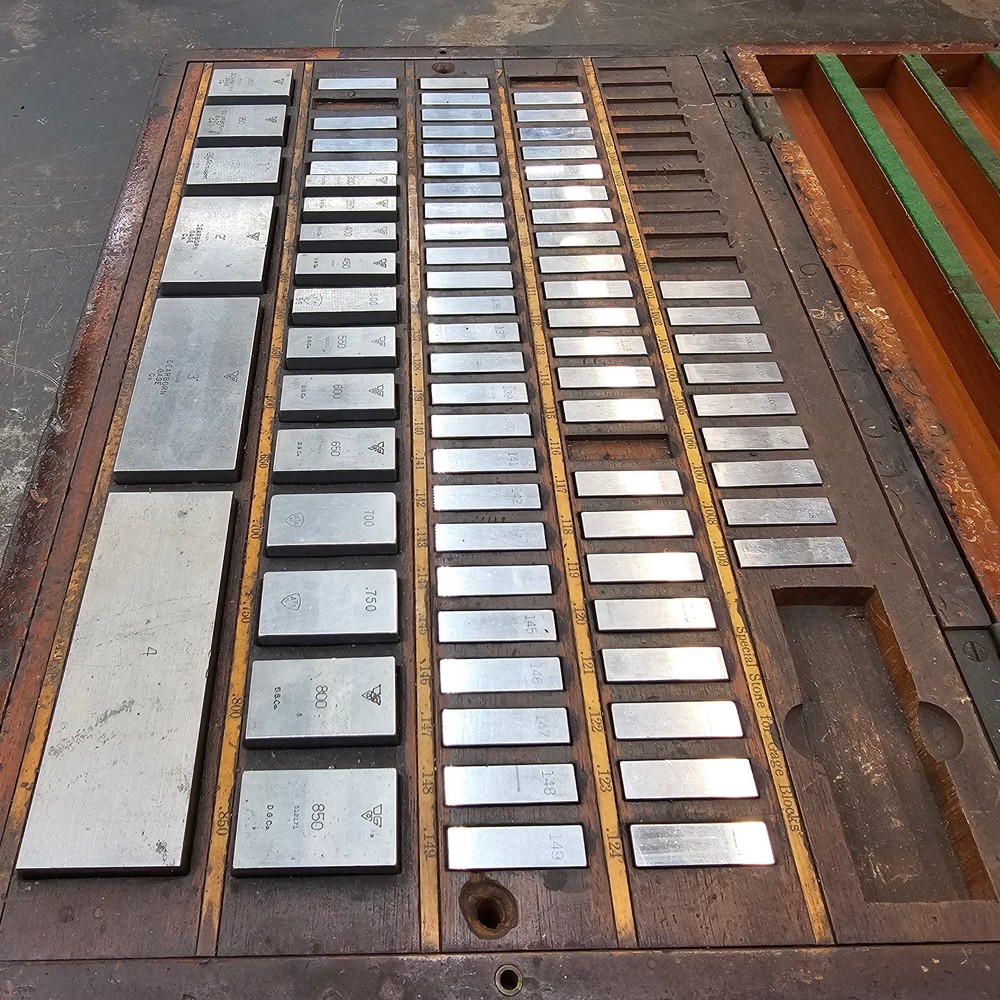 Dearborn Ellstrom .100-4" Steel Rectangular Gage Blocks Few Missing/Replacements