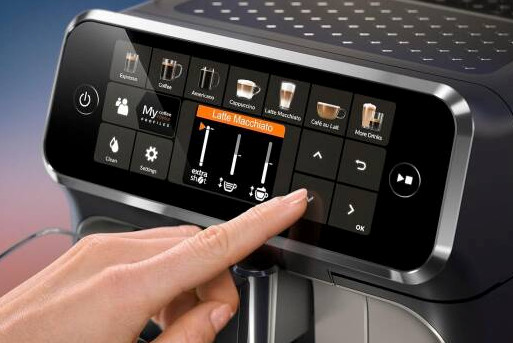 Philips 5400 LatteGo Automatic Espresso Machine, Silver - EP5447/94