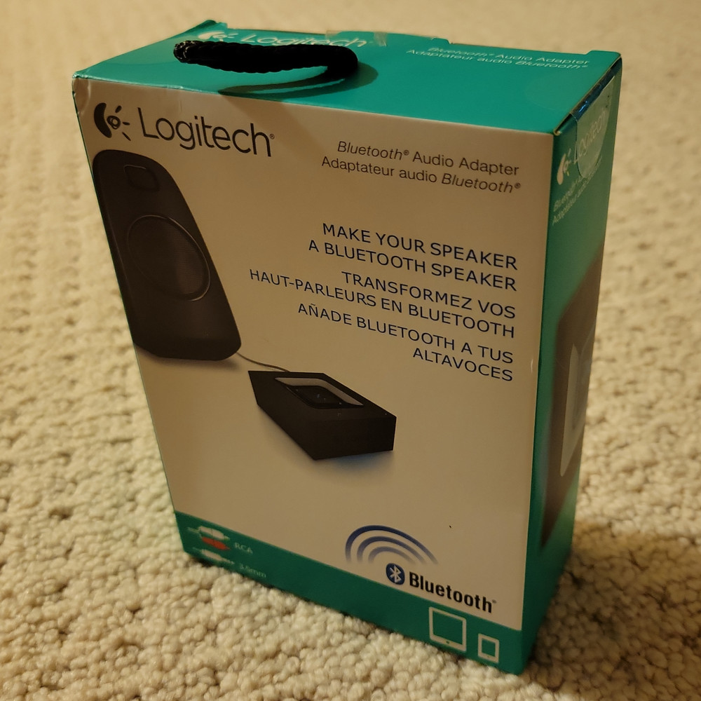 Logitech Bluetooth Audio Adapter Receiver for Wireless Streaming 980-000910