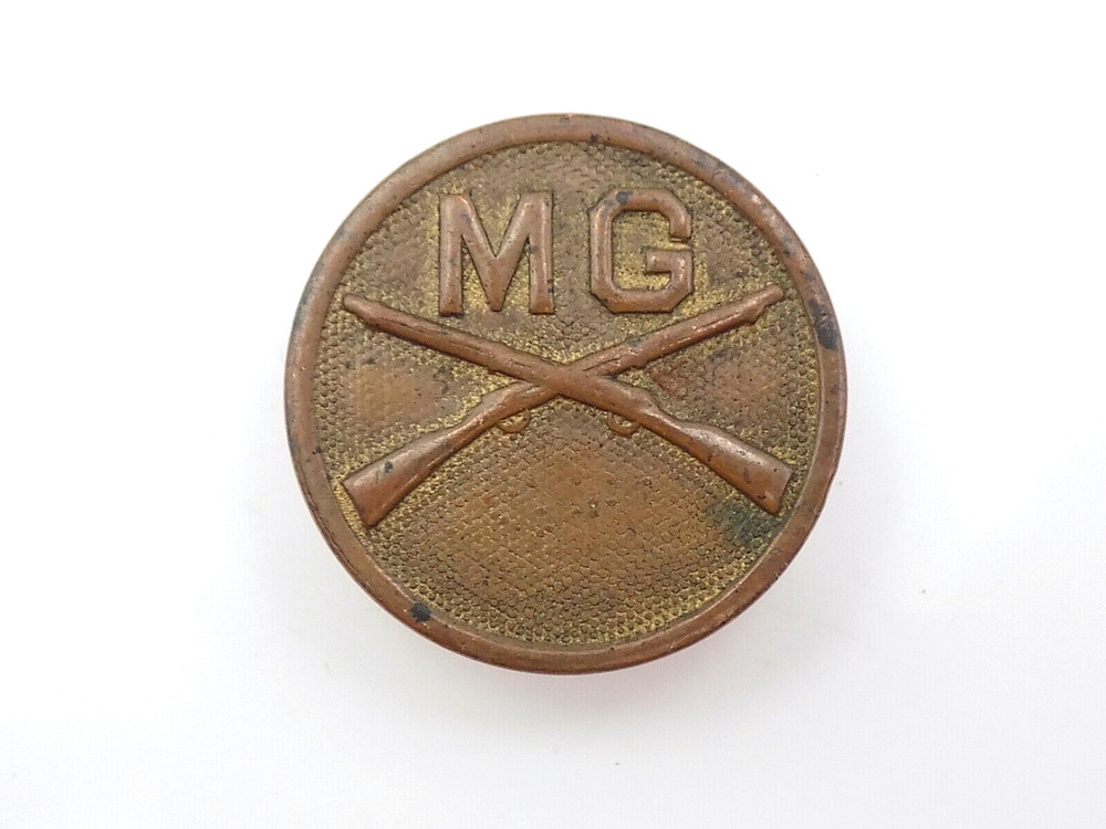 Original Post-WWI US Army Machine Gun Type I Collar Disc