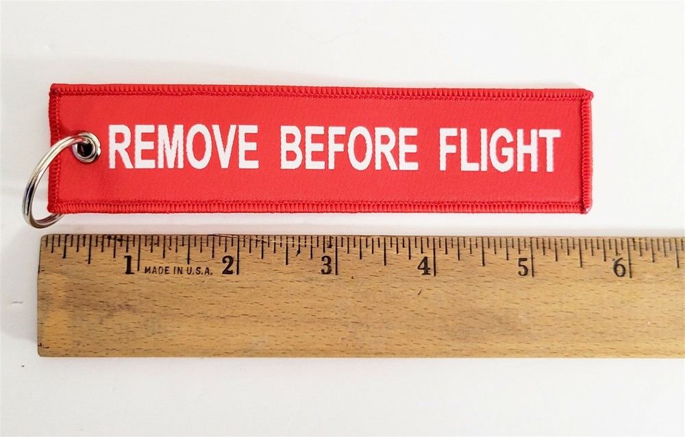 Stalker Aircraft Flight Tag Keychain Military