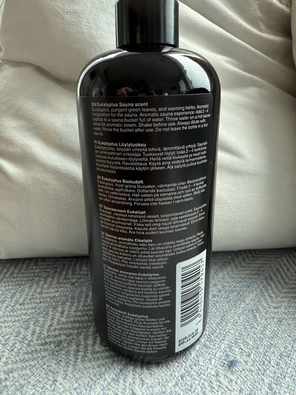 New Bottle Of Rento Sauna Scent Sauna Oil EUCALYPTUS Aroma Fragrance 400ml Bath