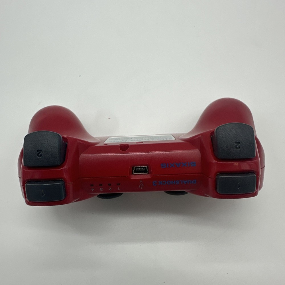 Official Sony Playstation 3 Controller OEM PS3 Genuine Dualshock Ps3 Red
