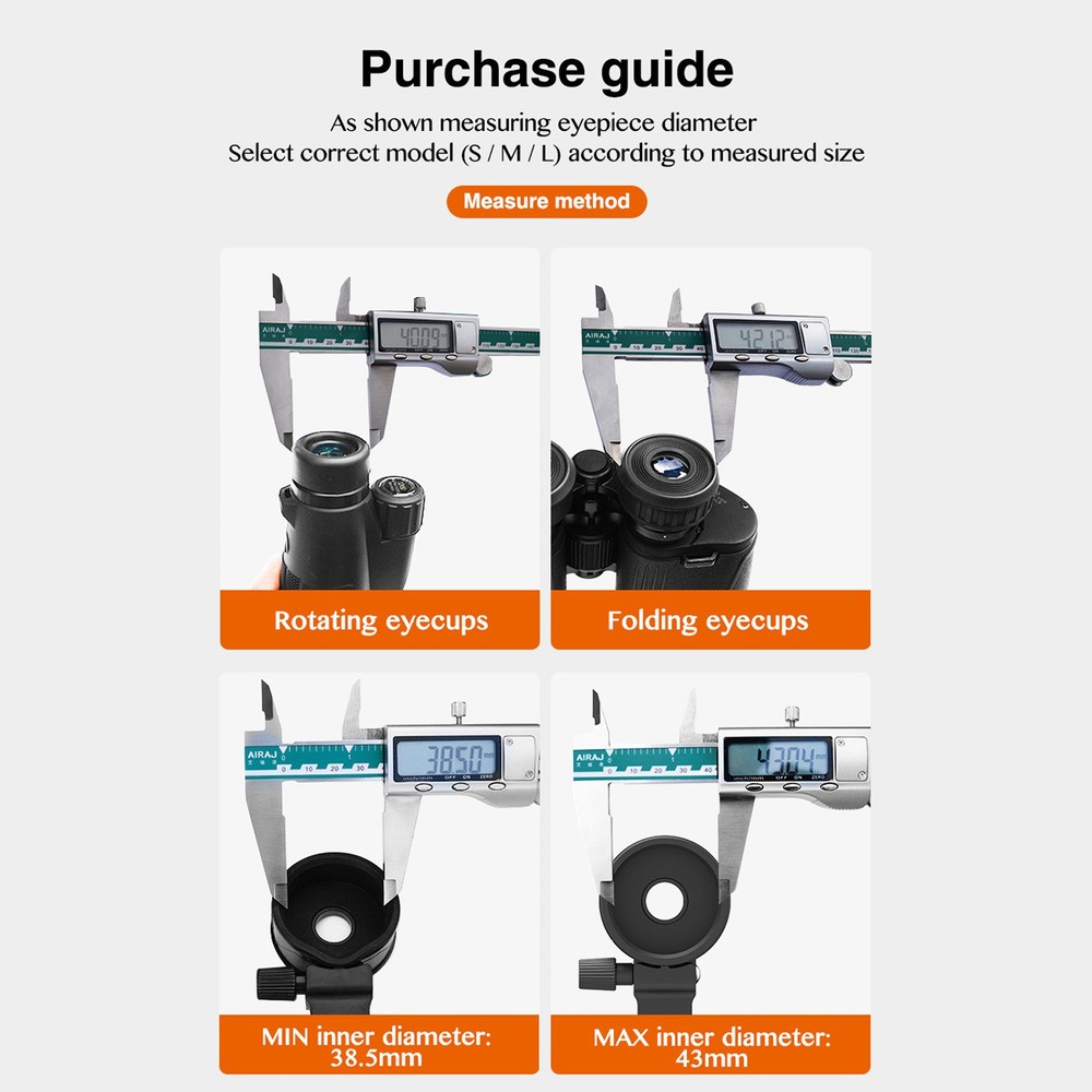 Universal Smart Phone Camera Clip Mount Spotting Scope Adapter Precise Focusing