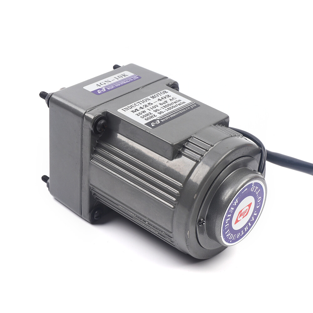 110V 25/120W AC Gear Motor Electric Motor Variable Reducer Speed Controller 1:10