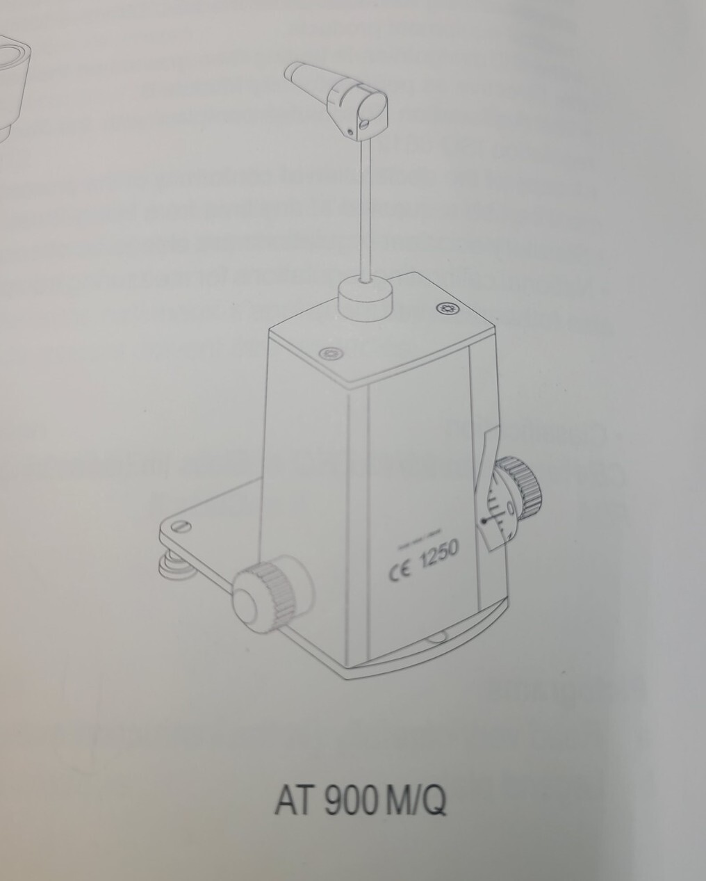 Haag Streit Slit Lamp Tonometer mount (T Style)