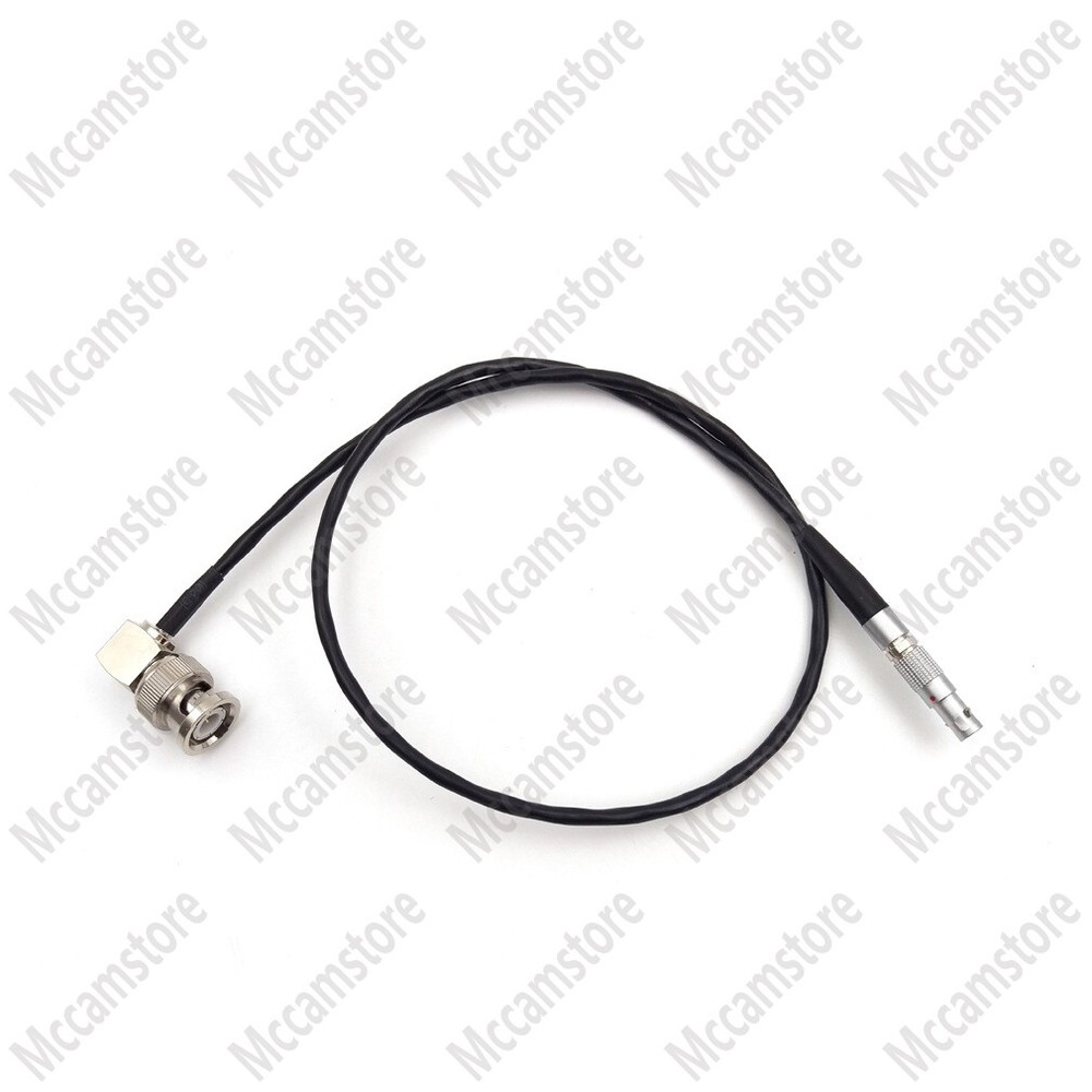 Right Angle BNC to 00b 4 Pin Timecode Cable for Red Epic Scarlet Camera 20"