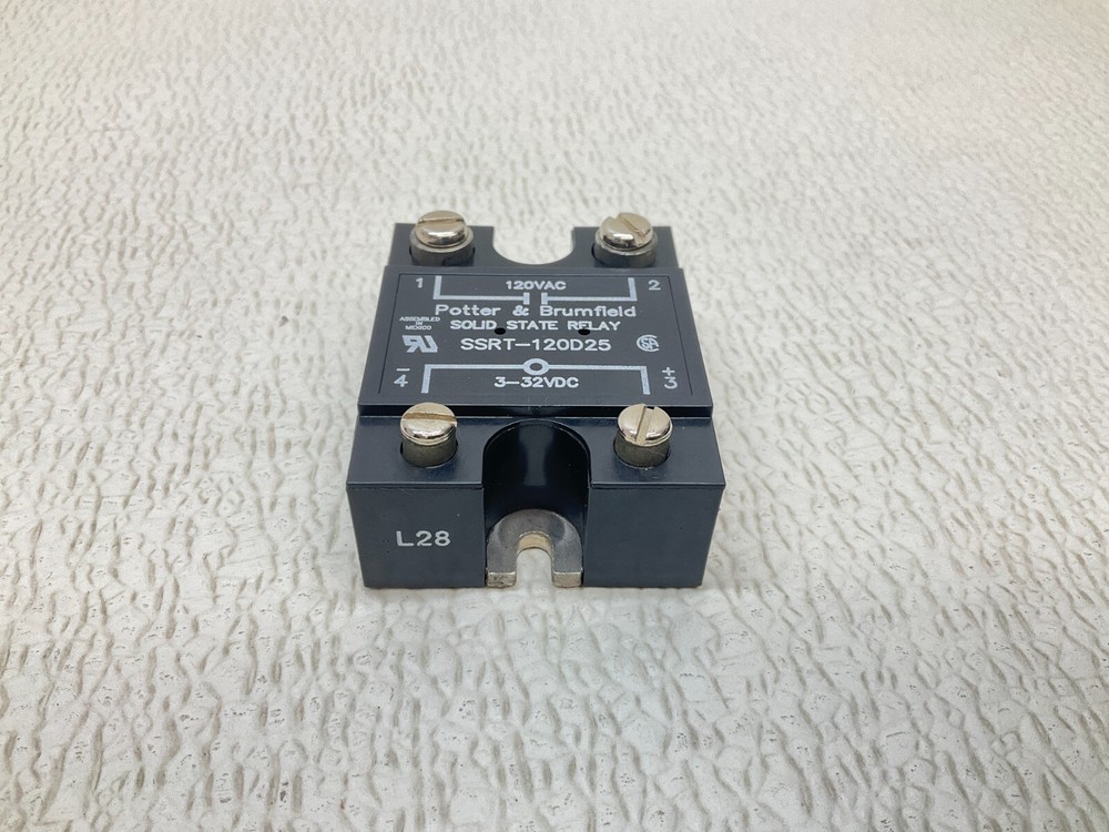 Potter & Brumfield SSRT-120D25 Solid State Relay 3-32 VDC SSRT120D25 (TB)