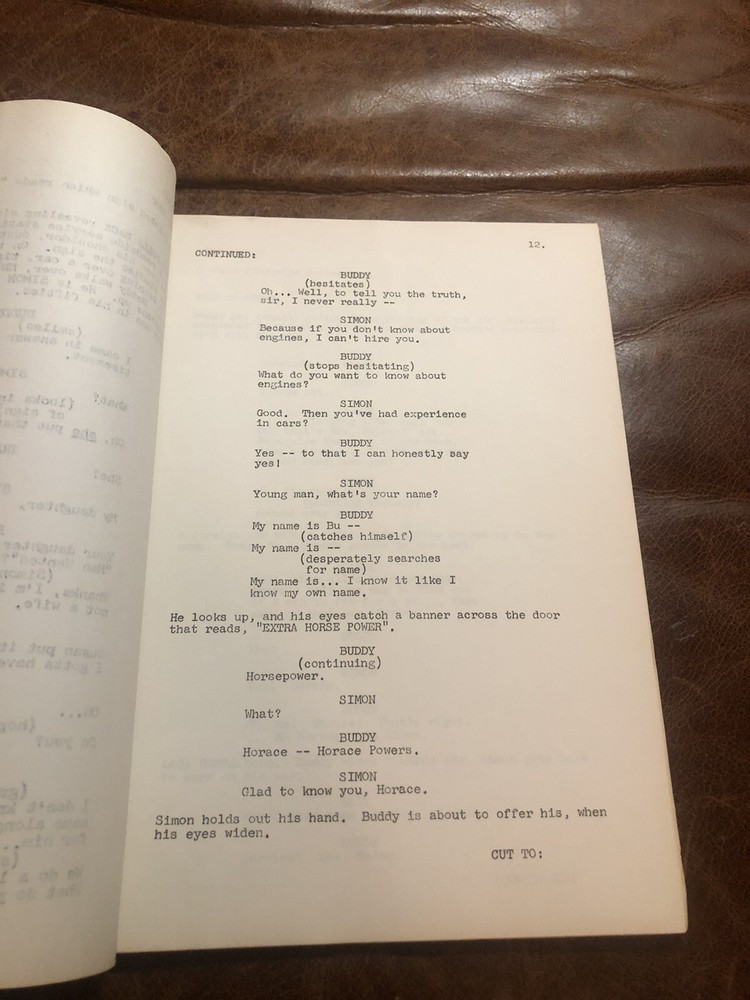"RUN, BUDDY, RUN," Created by Leonard Stern