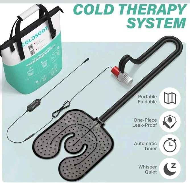 Cold Therapy Machine with Programmable Timer, Portable Ice Machine for Knee