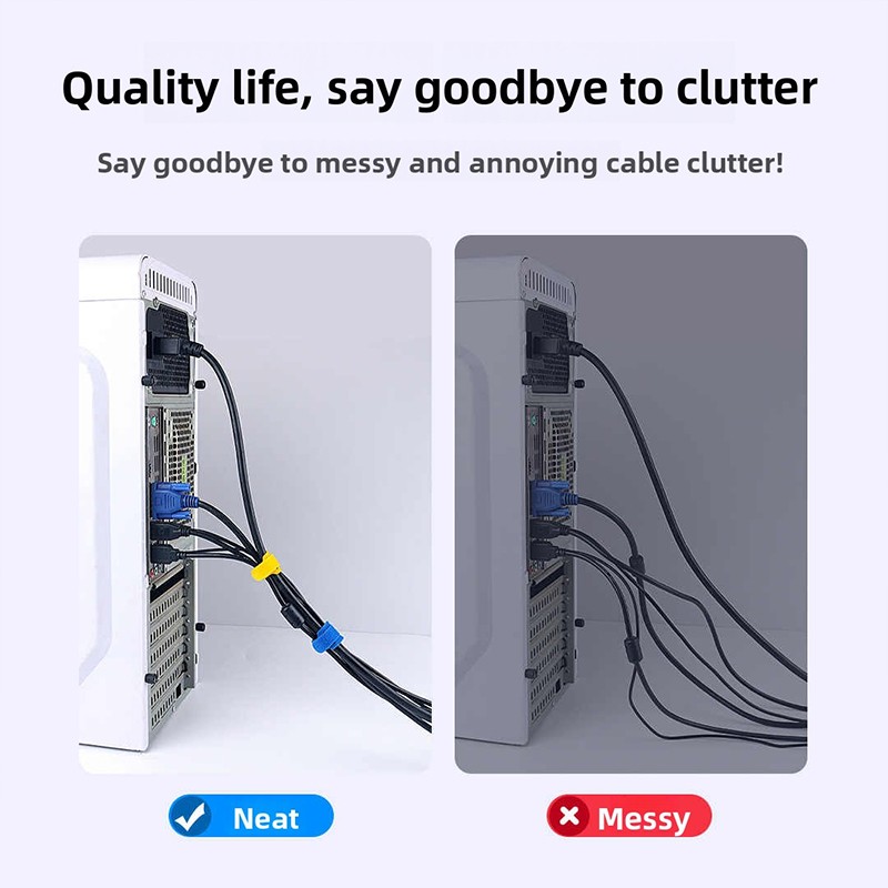 5PC Mini nylon cable ties self-adhesive cable ties for organizing cables