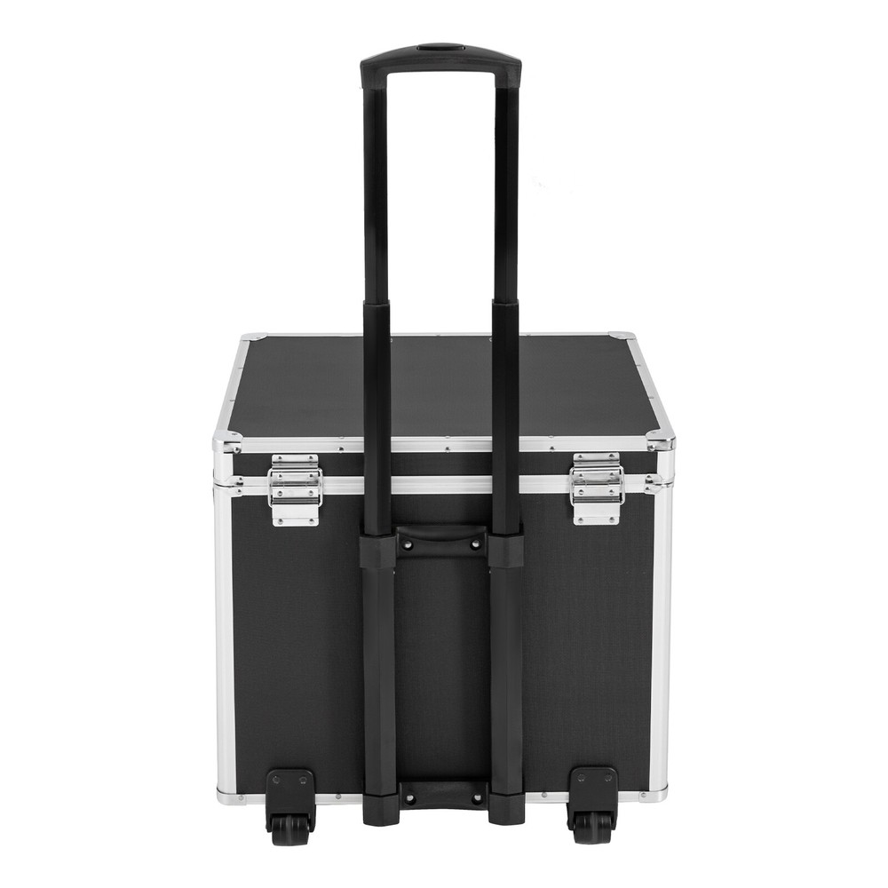 Locking Mobile Business Case, Aluminum Alloy File Lock Box, Hand pull File Case