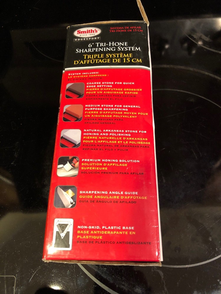 Smith Abrasives - 6" Three Stone Sharpening System