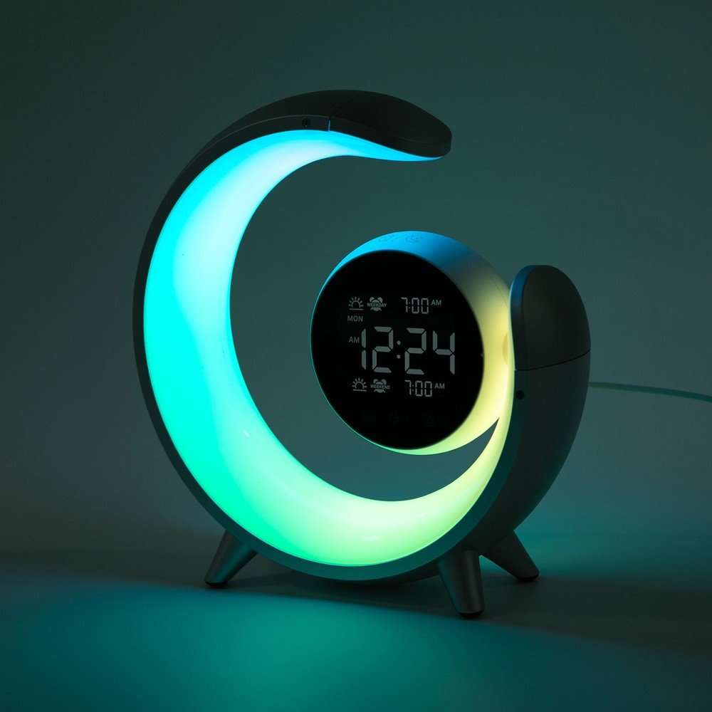 USB LED Desk Home Office Bedside Night Light Reading Lamp,Round,Touch Control