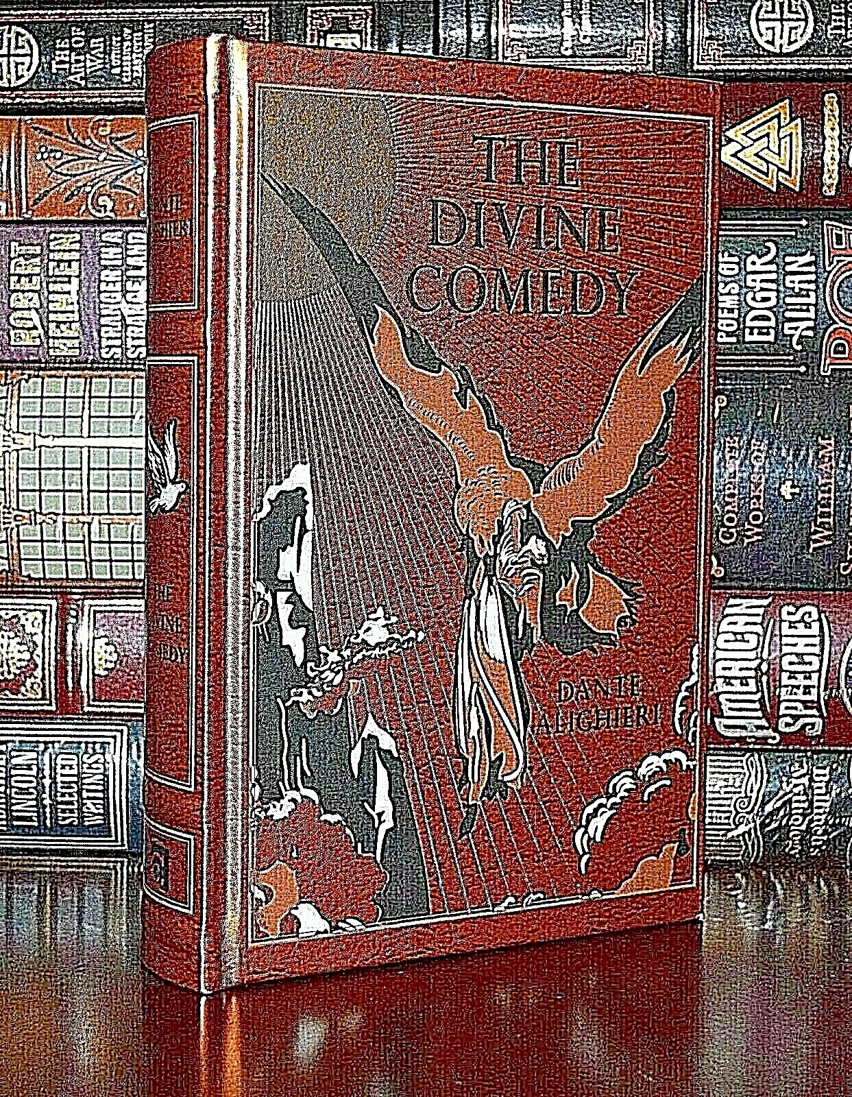 Divine Comedy by Dante Alighieri Illustrated New Leather Bound Deluxe