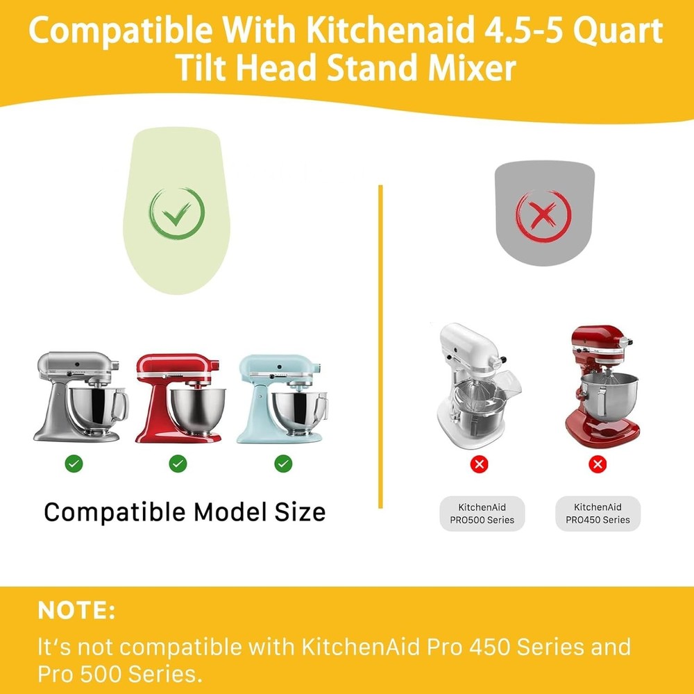 Mixer Slider Compatible for KitchenAid, 4.5-5 Qt