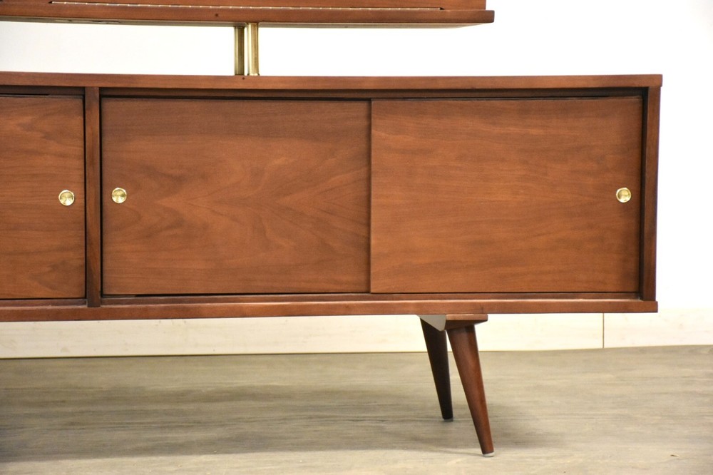Refinished Walnut Sideboard Credenza