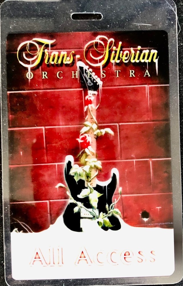 Trans Siberian Orchestra Backstage Pass Laminate " All Access