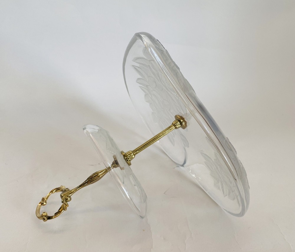 Two Tier Heart Shape Winter Rose Sweets Tray Studio Nova Buffet