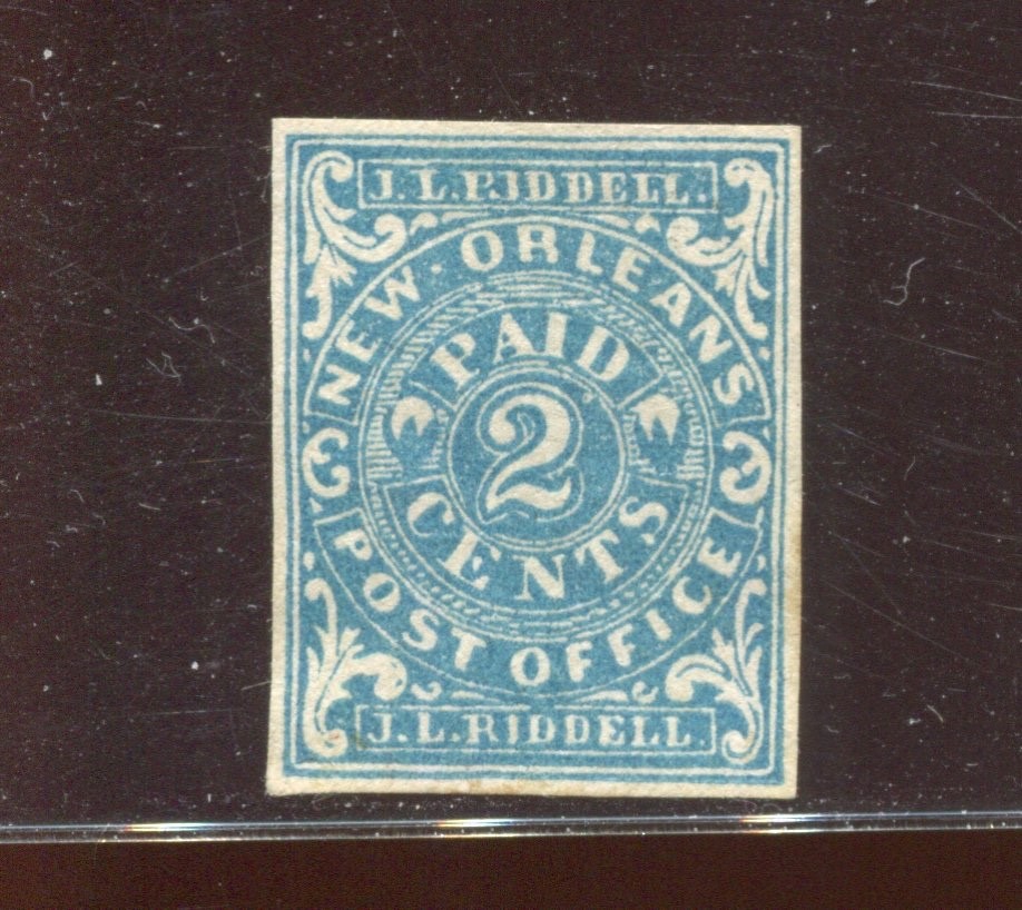 62X1 Confederate States New Orleans Provisional Mint Stamp BX6971