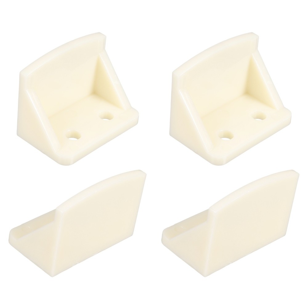 Peg for plastic shelf 4pcs, 7.5x5.5x4.5cm right angle