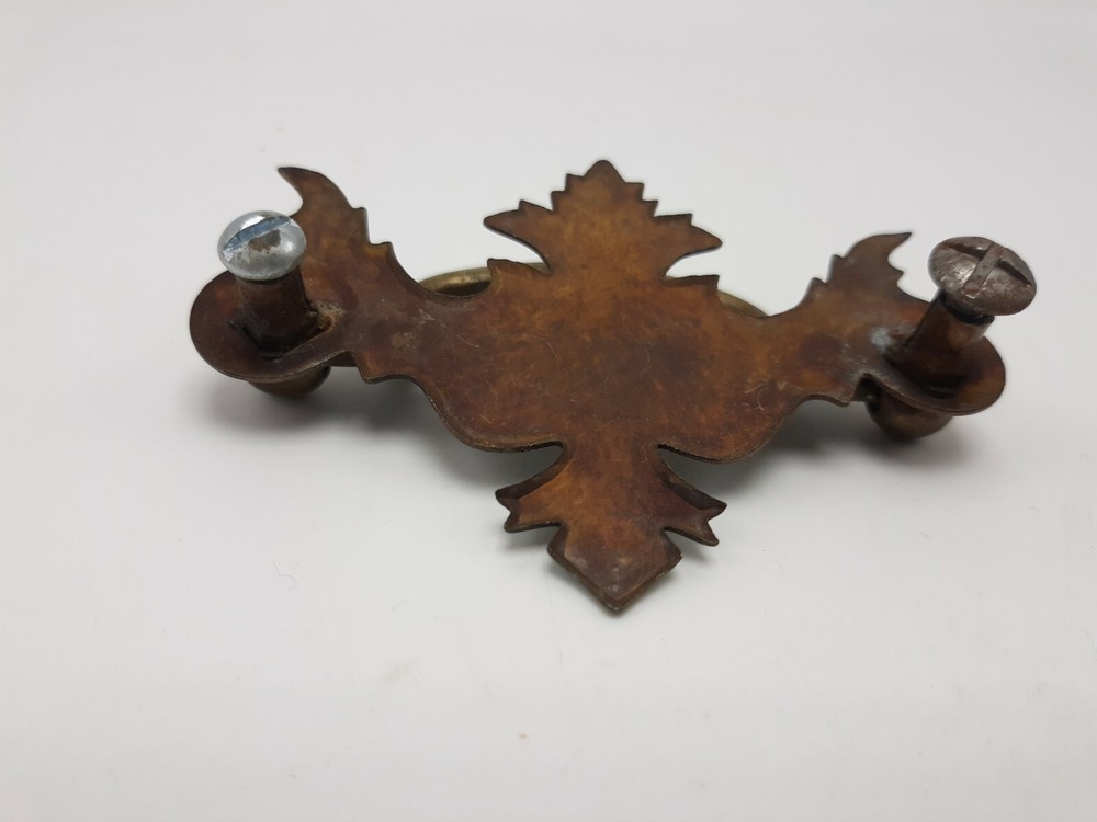 Vintage Ornamental Antique Brass Drawer Pulls