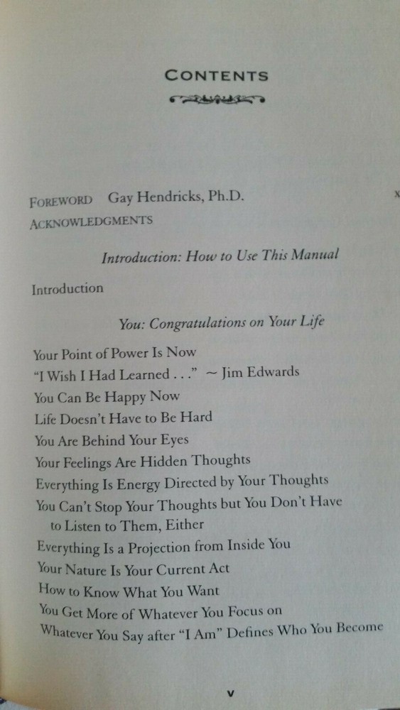 Self-Help Book - Joe Vitale "Life's Missing Instruction Manual" Hardcover 2006