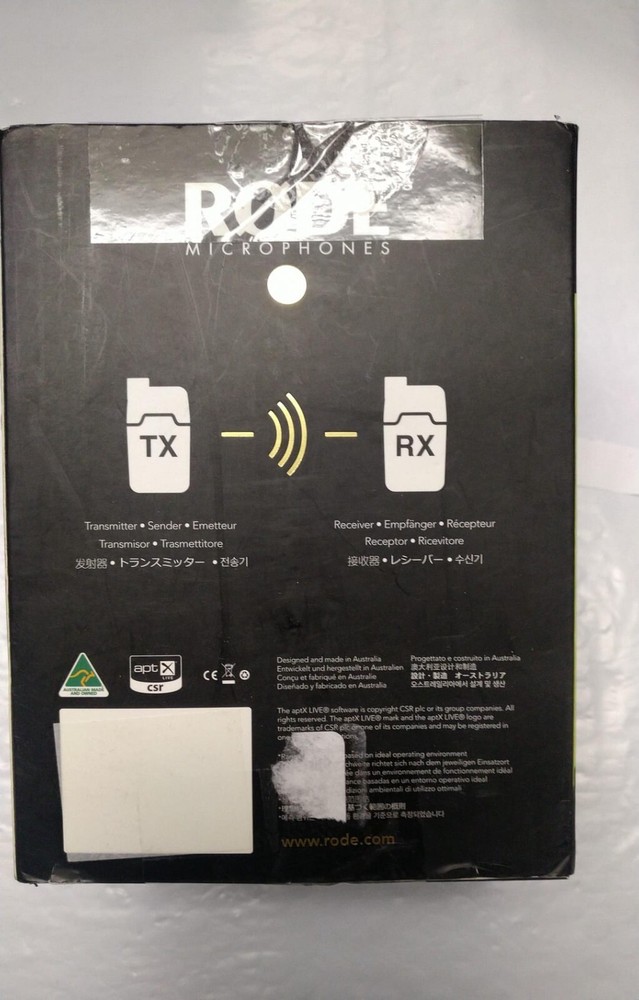 Rode RodeLink Filmmaker Kit Wireless Lavalier Microphone/Receiver System