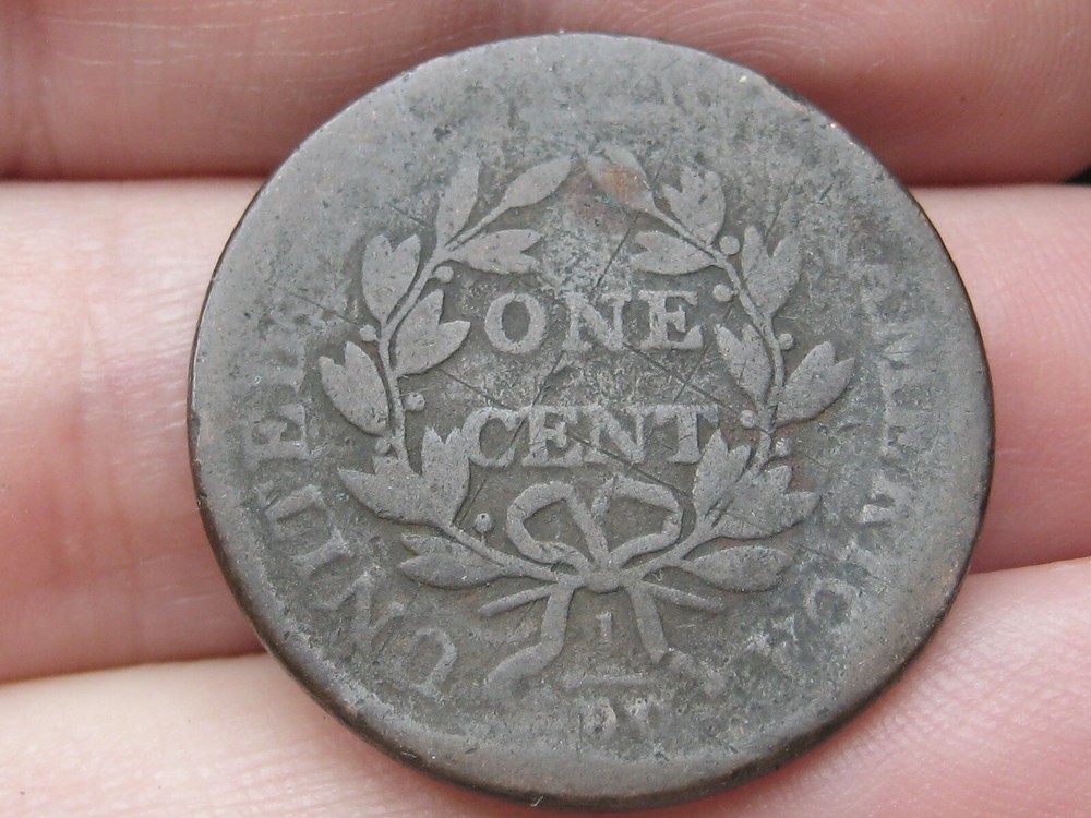 1805 Draped Bust Large Cent Penny- About Good Details