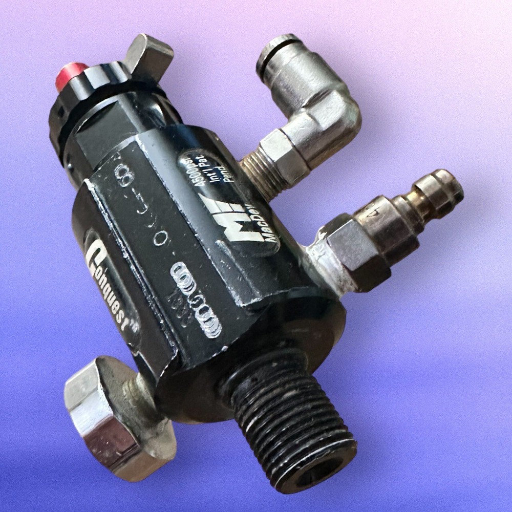 MacDev Conquest 4500psi HPA Tank Regulator With Bleed & Lock