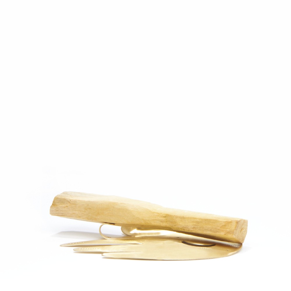 Hand Crescent Moon Incense Burner by New Moon Beginnings