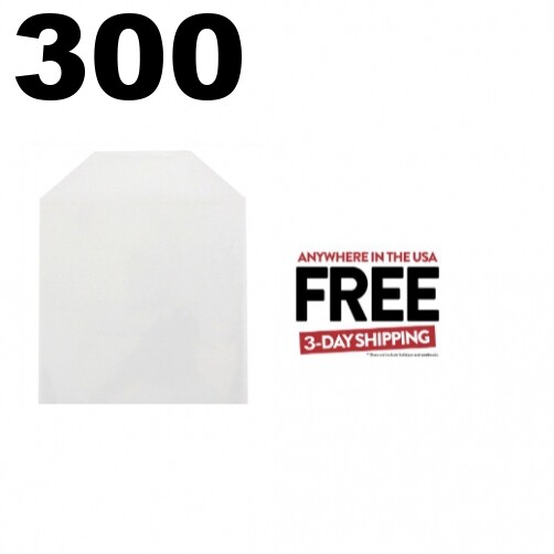 300 CPP Clear Plastic Sleeve with Flap - Fits Blu-ray Case Artwork Only 2-3 DAYS