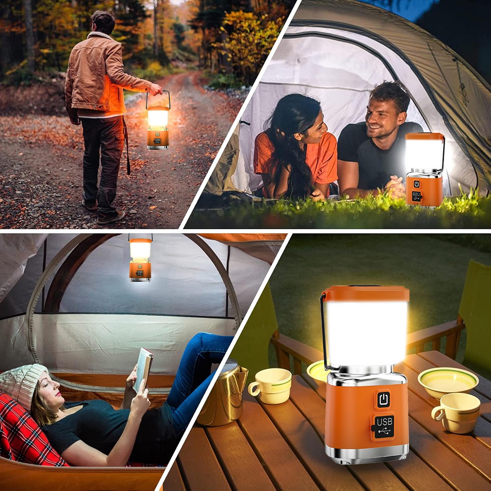 Super Bright LED Camping Lantern Camping Light Lanterns USB Rechargeable Lantern