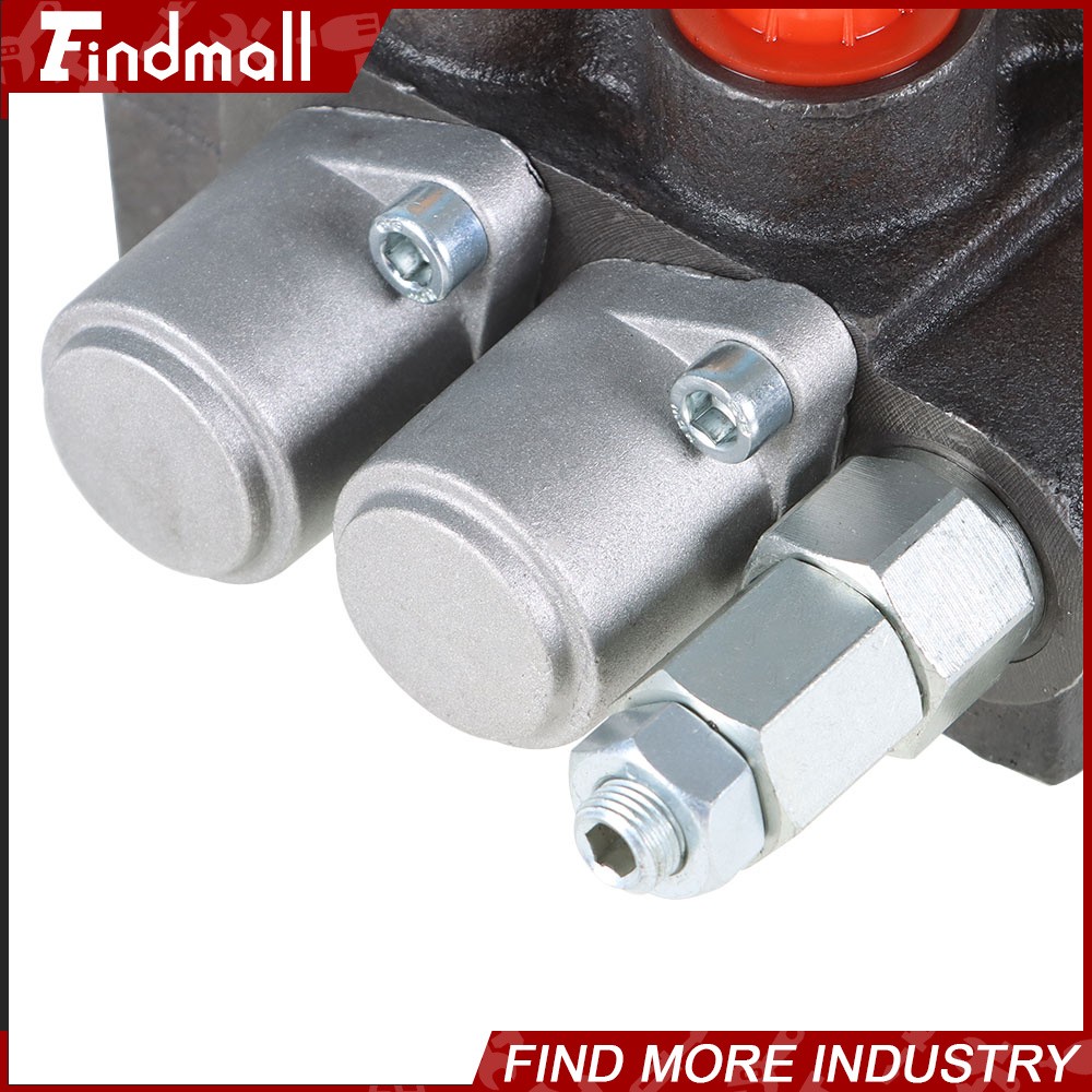 2 Spool 11 GPM Hydraulic Monoblock Double Acting Control Valve SAE Ports