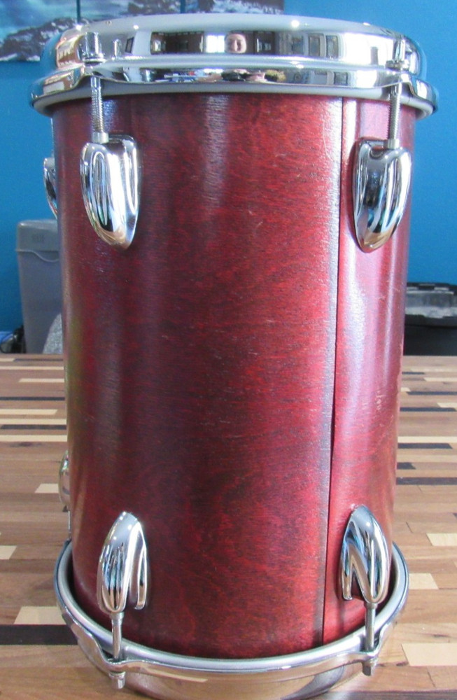 Custom Made 8" x 12" Deep Tom With Slingerland Hardware+Rare Eames Shell